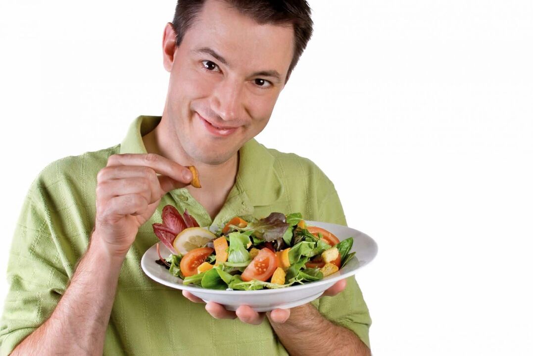 vegetable salad for male power